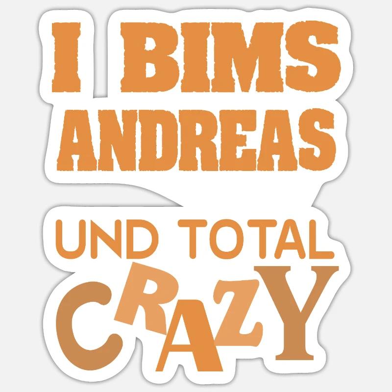 First name Andreas Sticker size S (10 x 10 cm)
