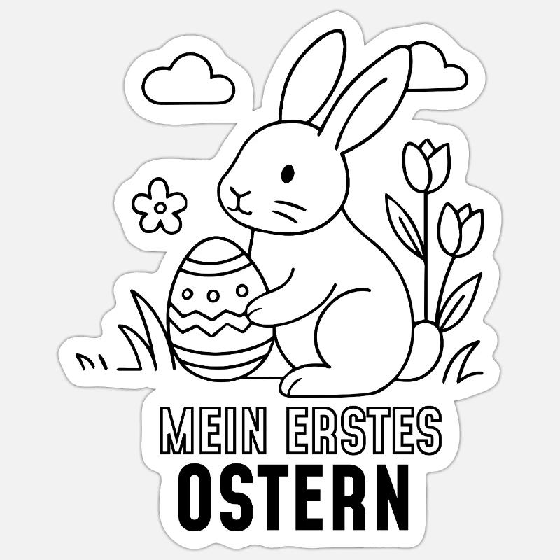 My first Easter Sticker size S (10 x 10 cm)