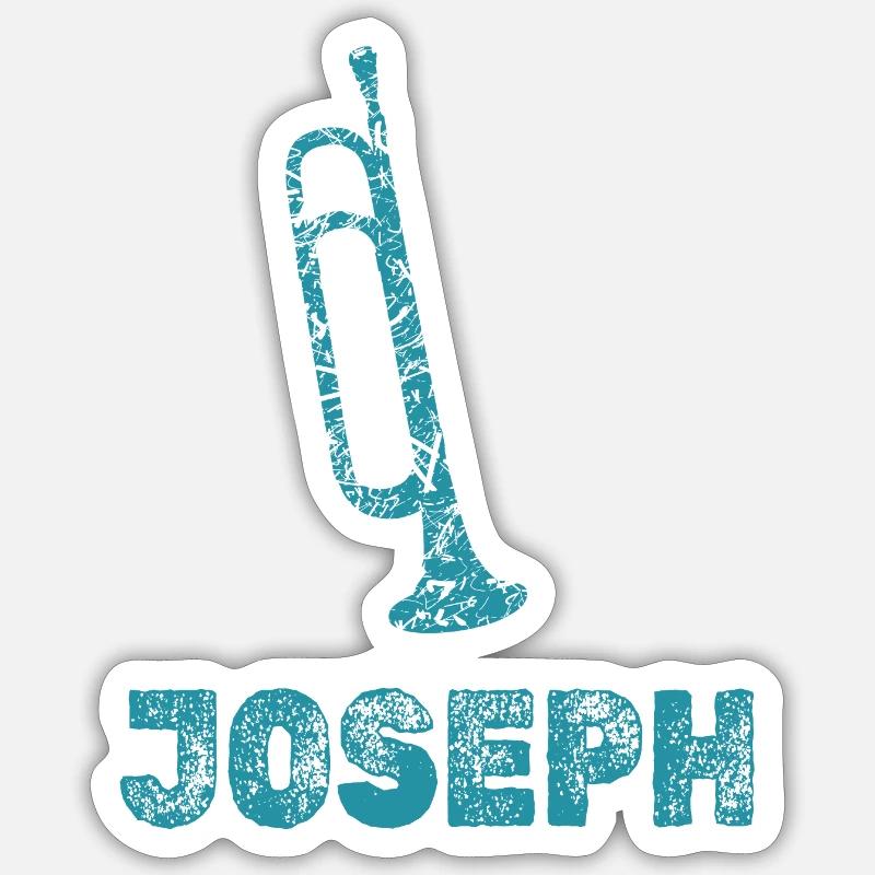 Gift for Joseph - Sticker size S (10 x 10 cm) - white matte