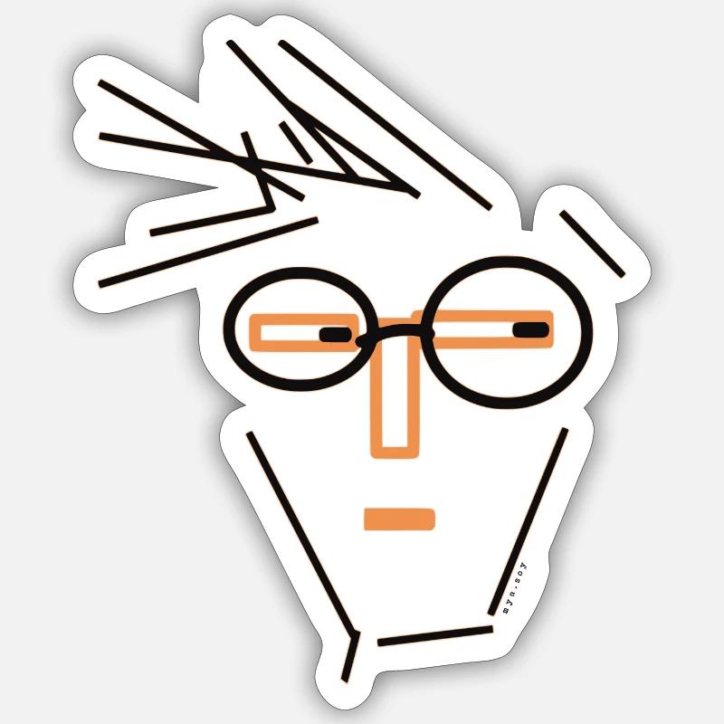 Ivan Antonio Sticker taille S (10 x 10 cm)