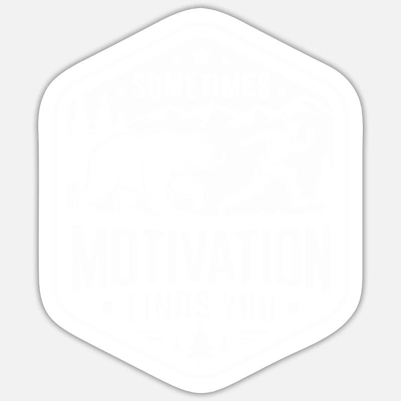 Motivation: Strong drive! Sticker size S (10 x 10 cm)