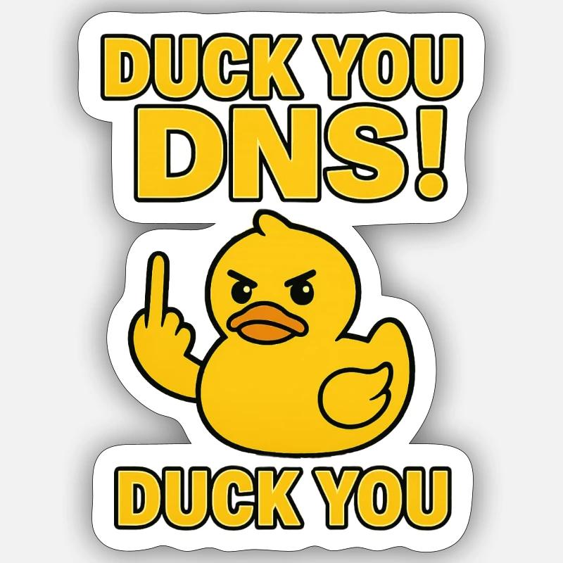 Duck dich! Sticker Größe S (10 x 10 cm)