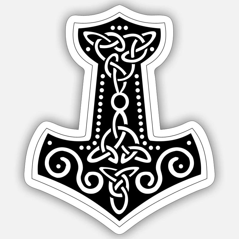 Mjölnir Sticker Größe S (10 x 10 cm)