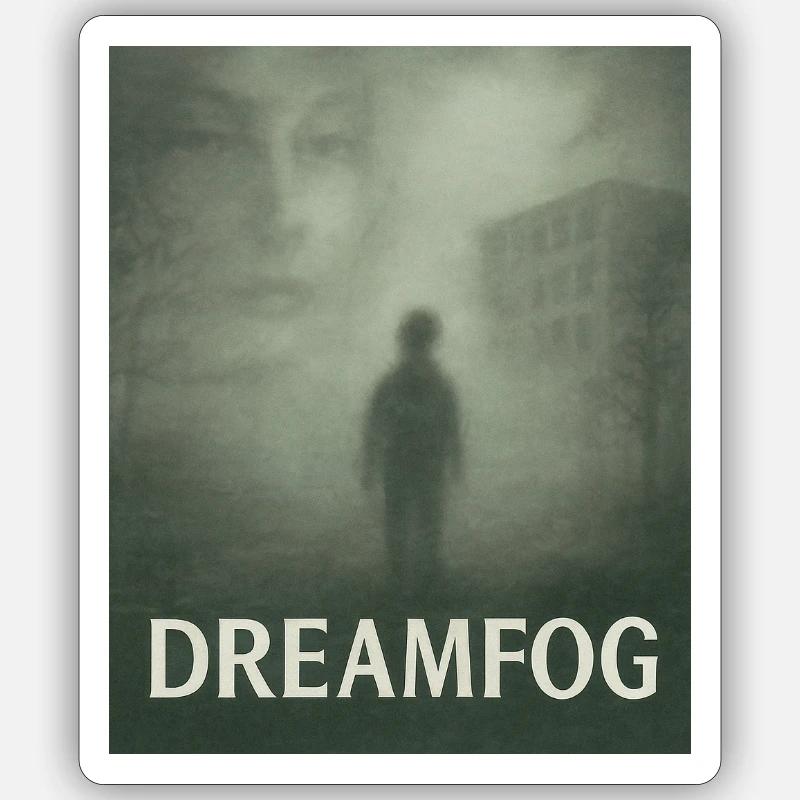 dreamfog - Sticker taille S (10 x 10 cm) - blanc mat