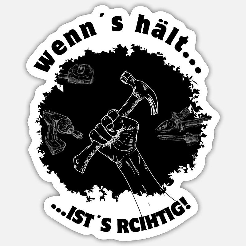 Sticker Größe S (10 x 10 cm) - 