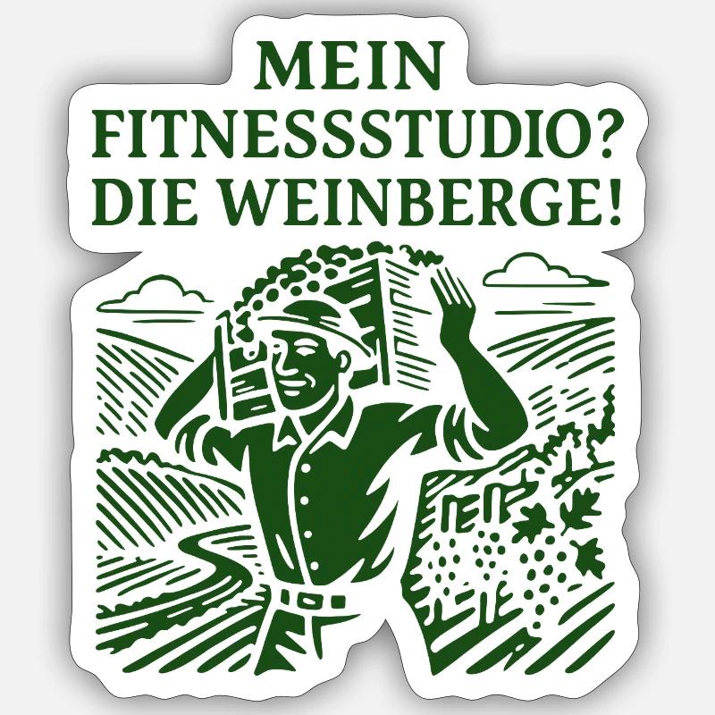 Winzer Retro Sticker Größe S (10 x 10 cm)