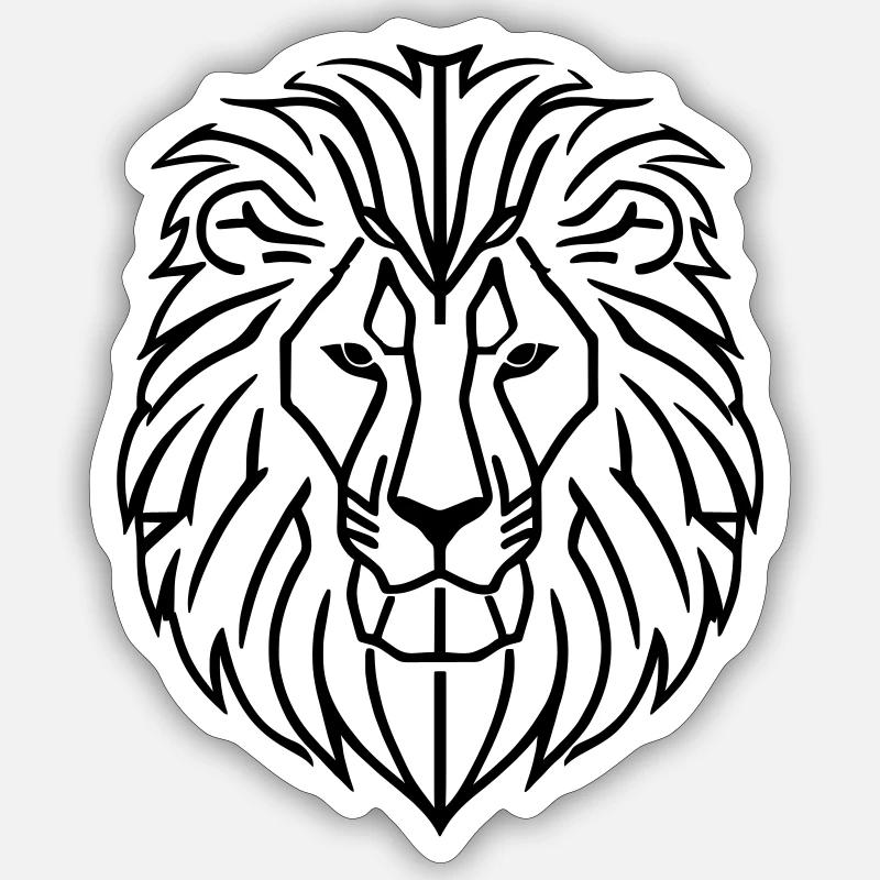 black Sticker Größe S (10 x 10 cm)