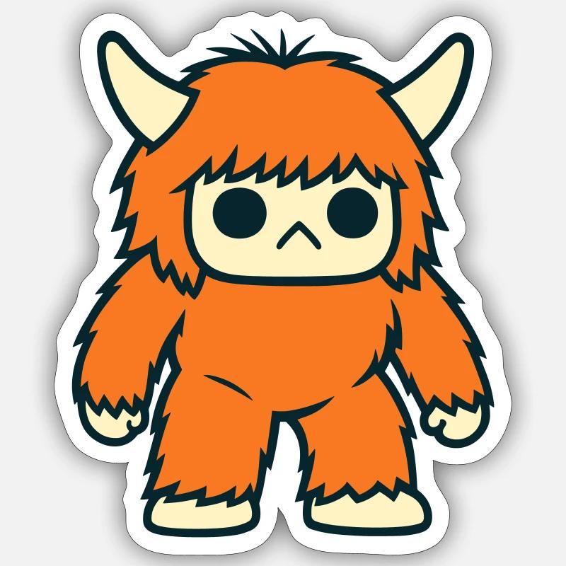 Cute Devil by toystudio 71 / FANMAN Sticker size S (10 x 10 cm)