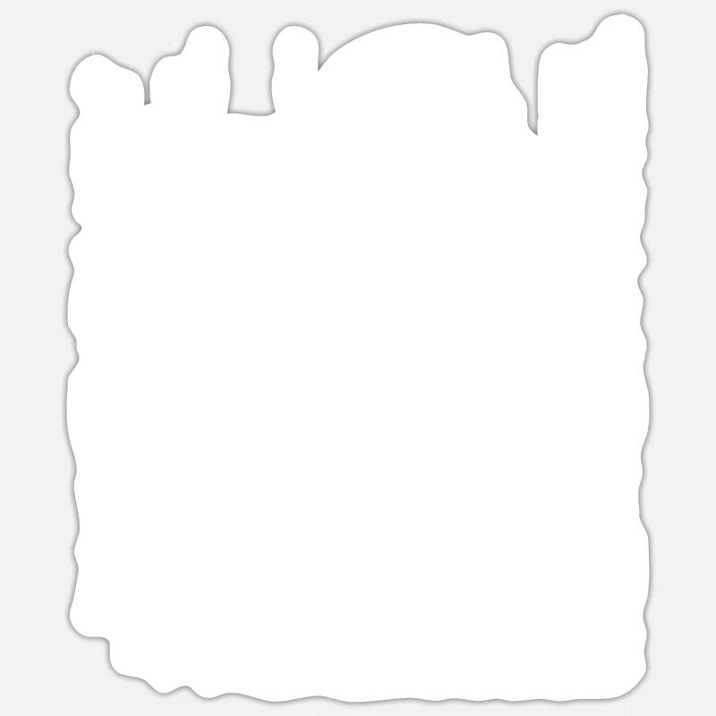Sophisticated Monkey Cheers Design - Sticker size S (10 x 10 cm) - white matte