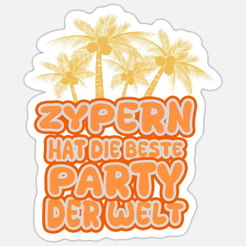 Chypre Sticker taille S (10 x 10 cm)