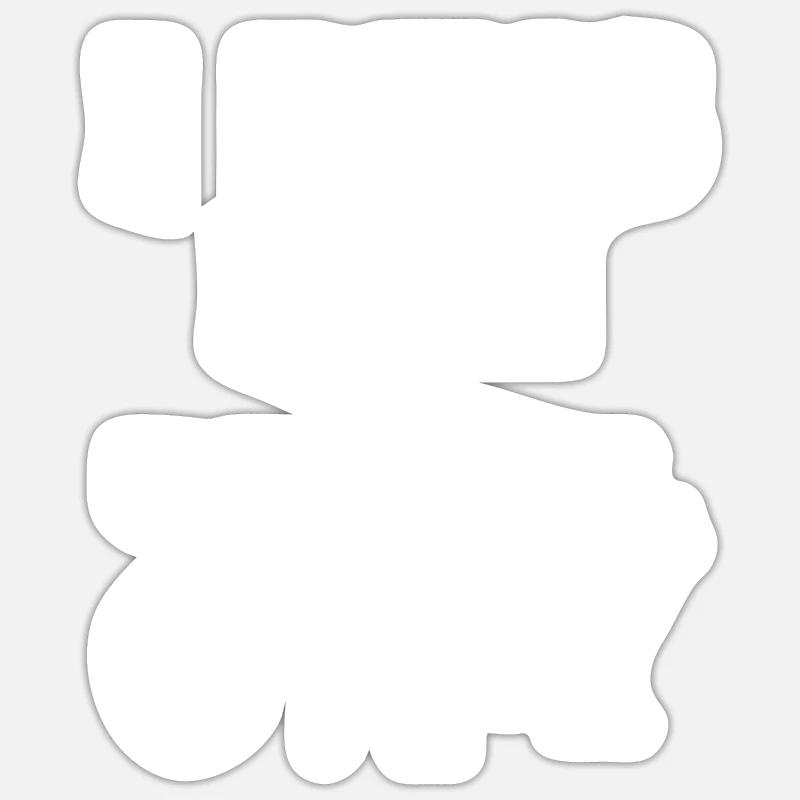 First name Levin - Sticker size S (10 x 10 cm) - white matte