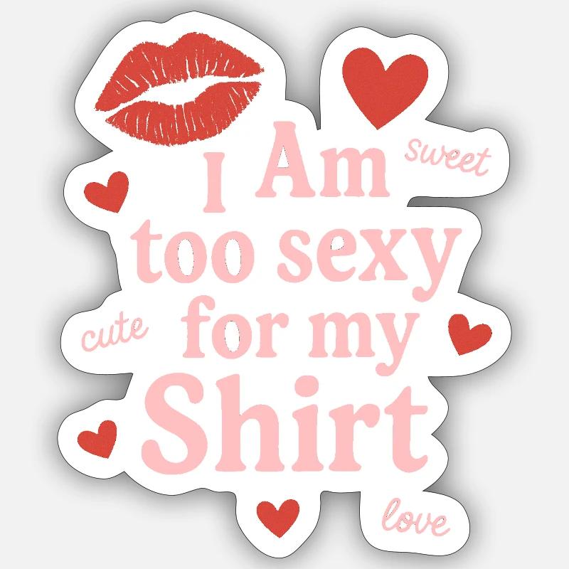 Accentuation confiante et ludique - Sticker taille S (10 x 10 cm) - blanc mat