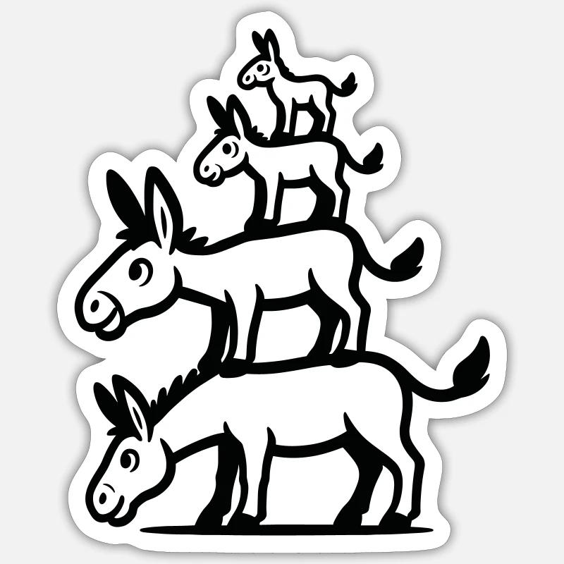 Sticker Größe S (10 x 10 cm) - 