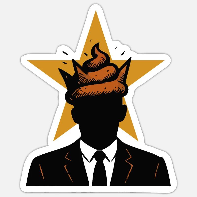 Leadershit, bébé ! - Sticker taille S (10 x 10 cm) - blanc mat