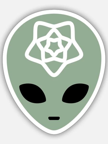  - Sticker size S (10 x 10 cm) - white matte
