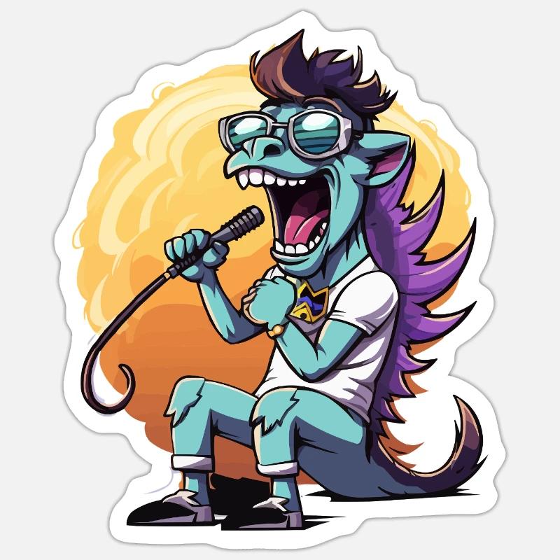 Sun Stage Kite with Micro Sticker size S (10 x 10 cm)