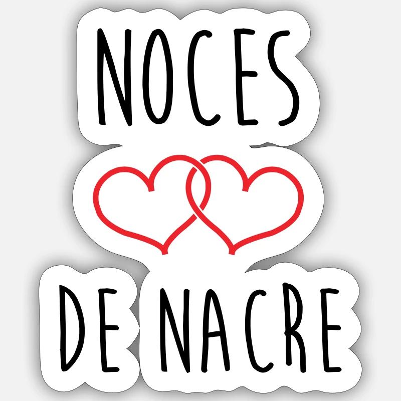 Muttermutt-Hochzeit 42 Jahre Ehe Sticker Größe S (10 x 10 cm)