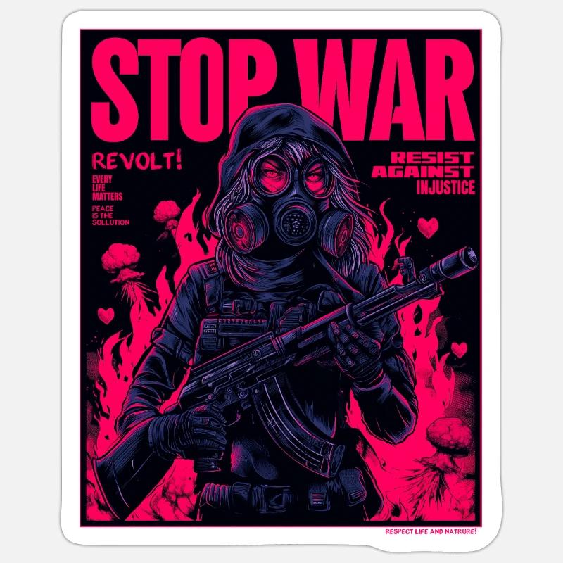 Sticker Größe S (10 x 10 cm) - 