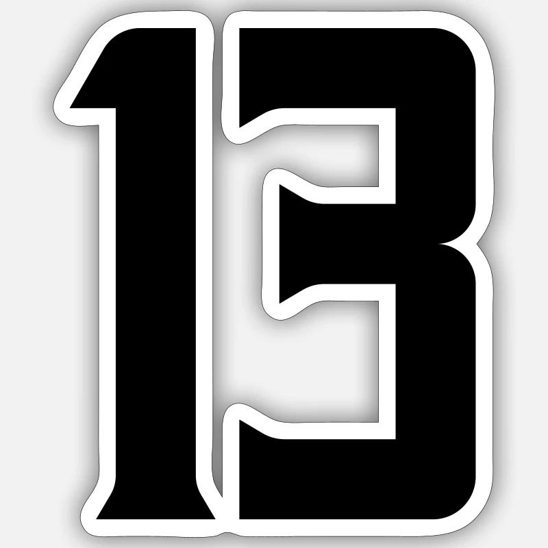 13 - Sticker taille S (10 x 10 cm) - blanc mat