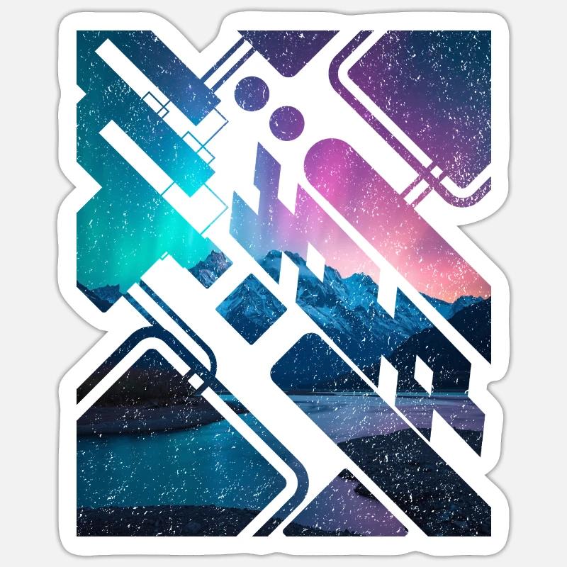 Sticker Größe S (10 x 10 cm) - 