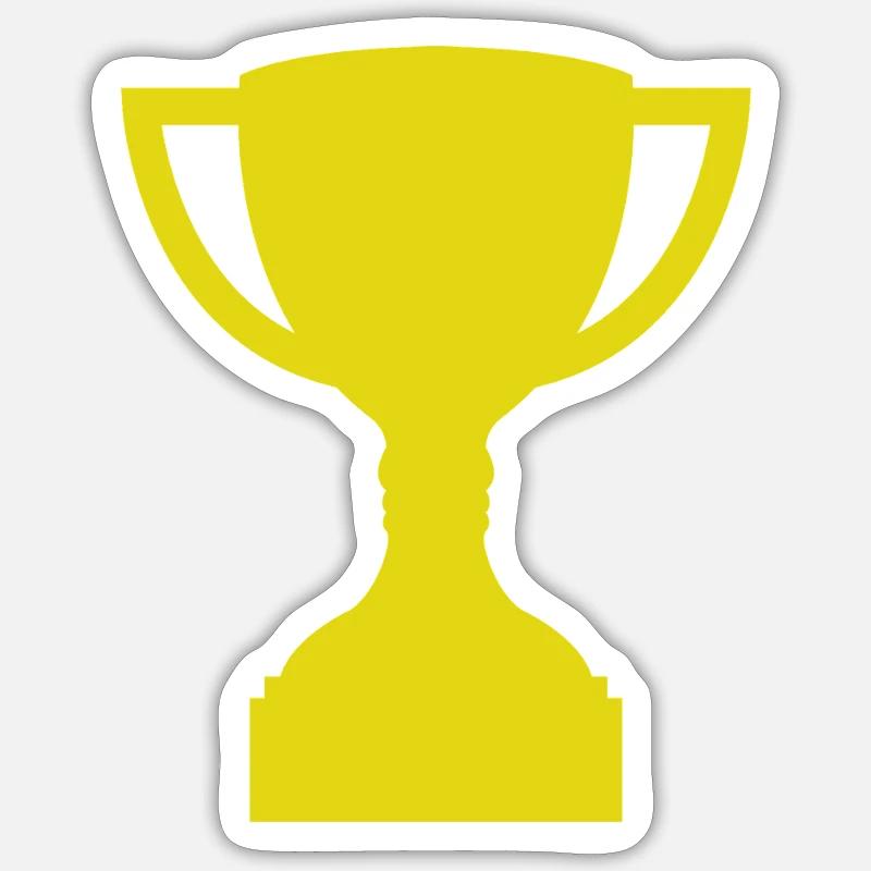 Trophäe Sticker Größe S (10 x 10 cm)