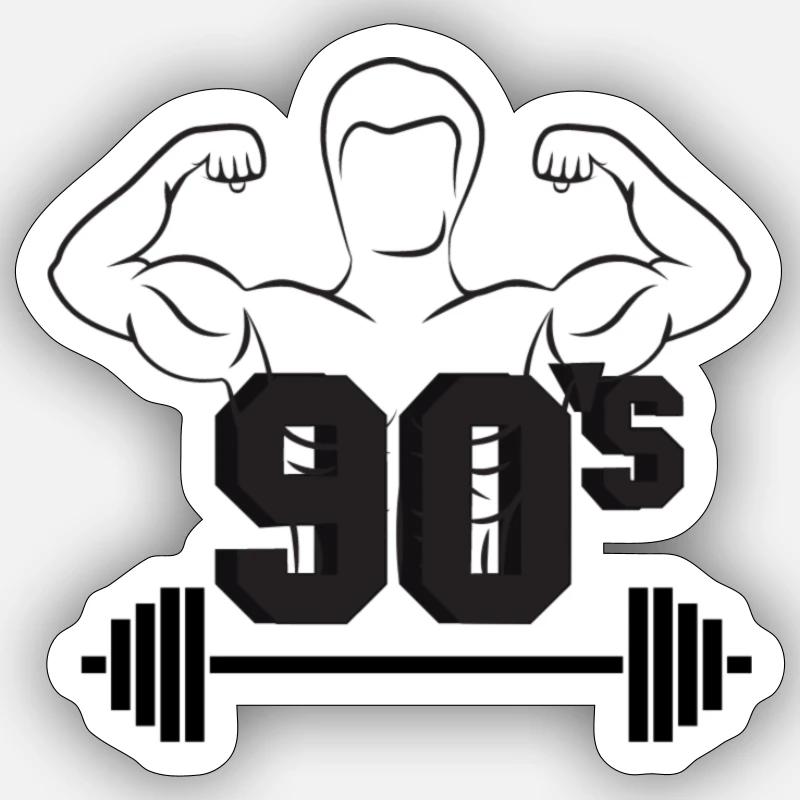 Current Gym Sticker Größe S (10 x 10 cm)