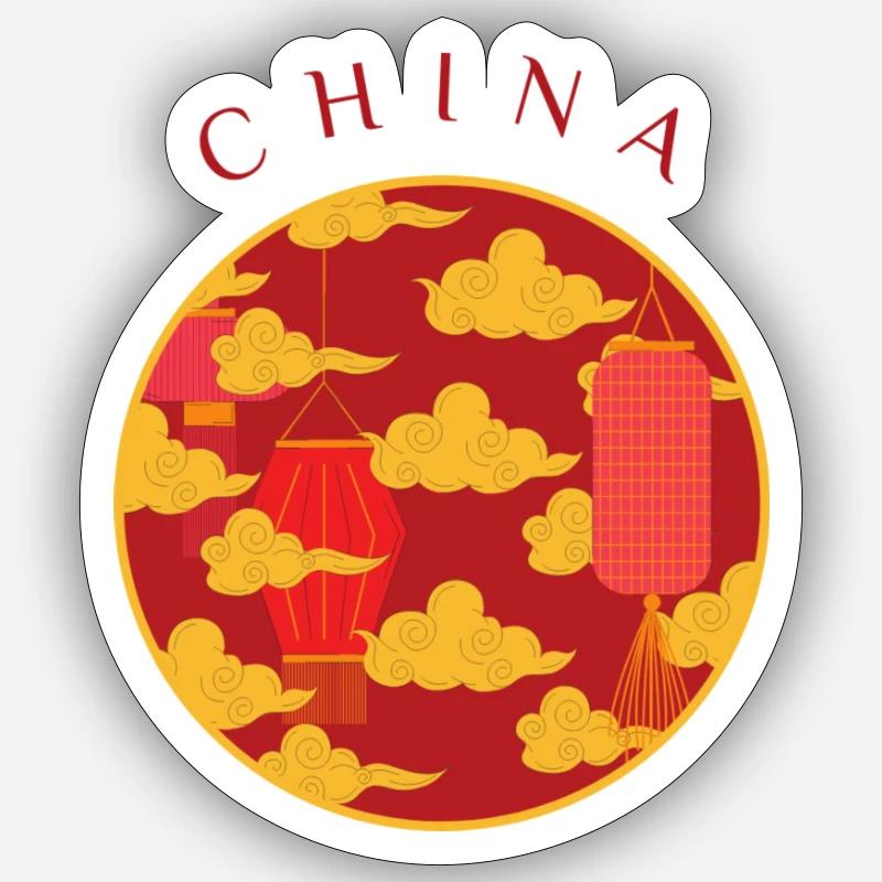 Chine Sticker taille S (10 x 10 cm)