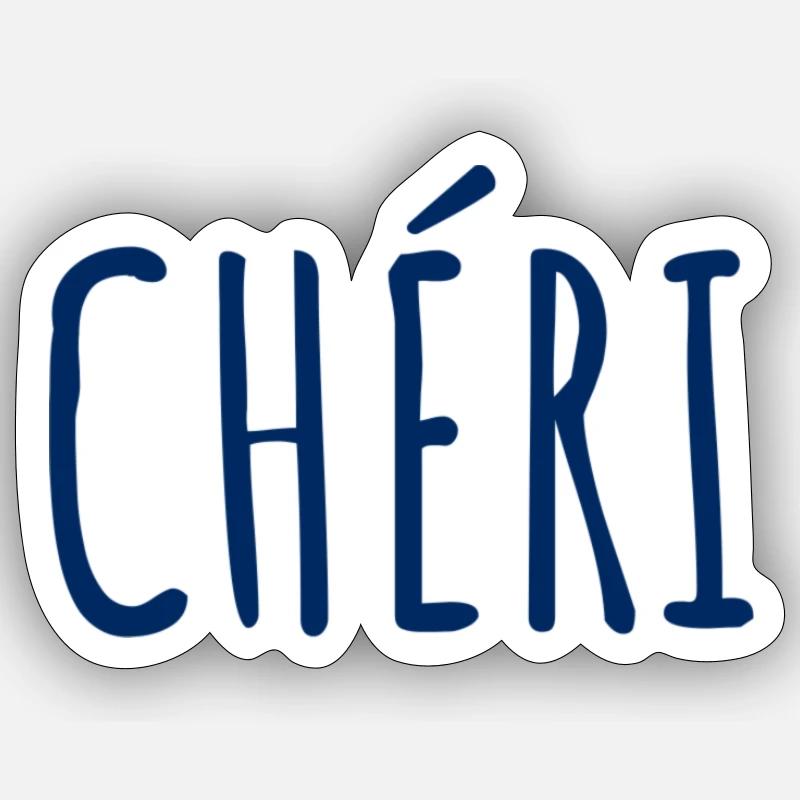 Kæreste Sticker størrelse S (10 x 10 cm)