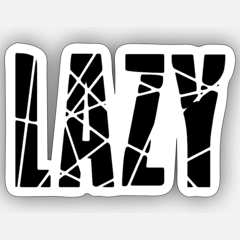 Lazy Sticker Größe S (10 x 10 cm)