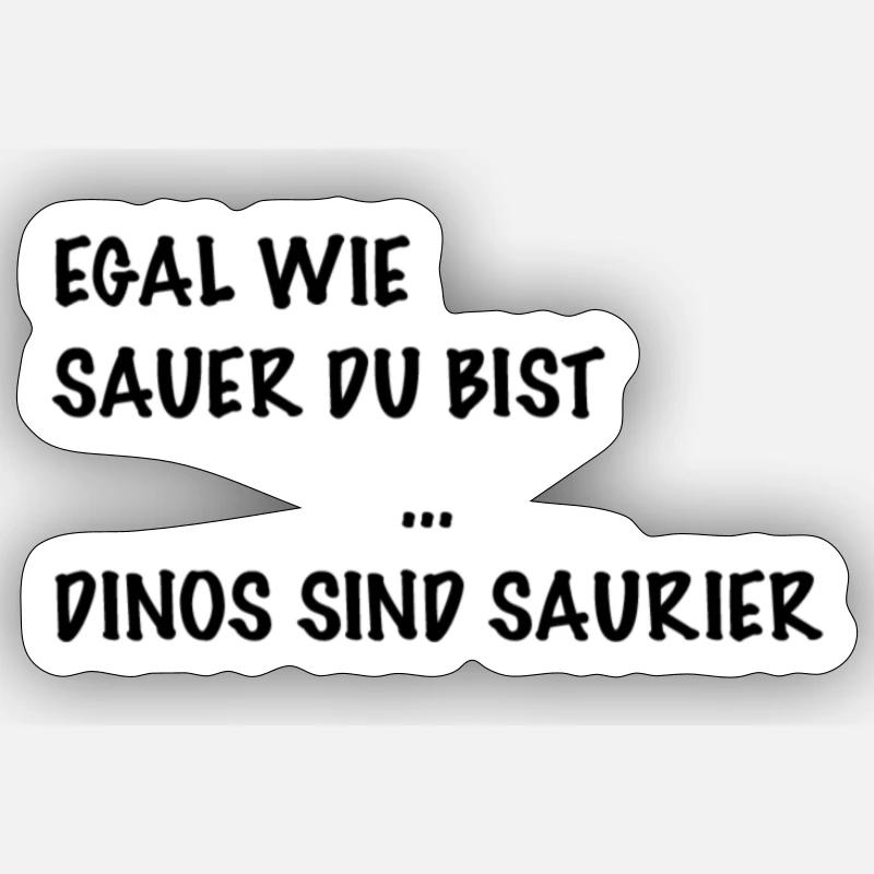 Dinosaurier Sticker Größe S (10 x 10 cm)