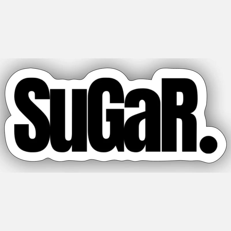Sugar/Zucker Sticker Größe S (10 x 10 cm)