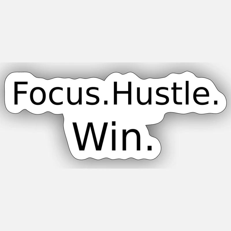 Conception motivante - Sticker taille S (10 x 10 cm) - blanc mat