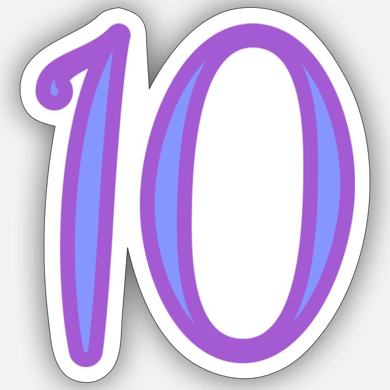 Sticker taille S (10 x 10 cm) - 