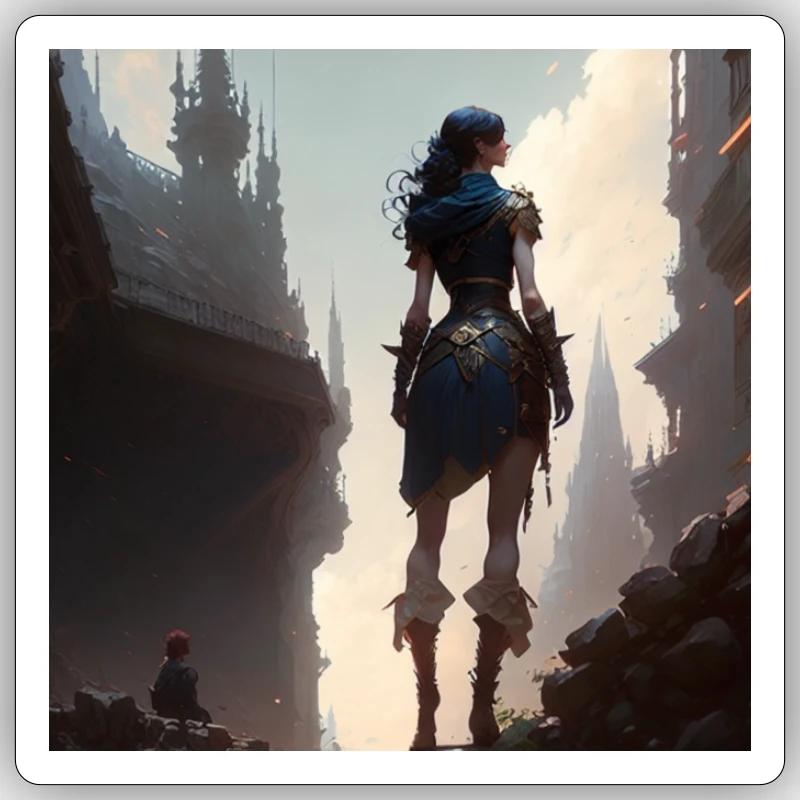 optimismus 2 Sticker Größe S (10 x 10 cm)