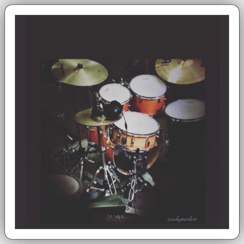 Drums Sticker Größe S (10 x 10 cm)