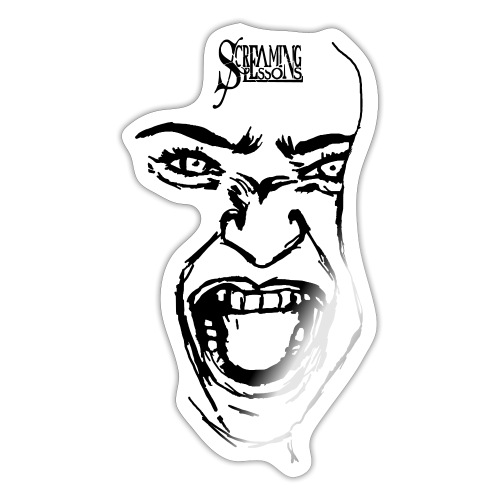 Screaming Face - Sticker