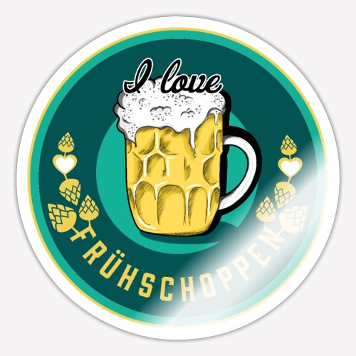 I love Frühschoppen - Sticker