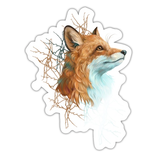 Happy the Fox - Sticker