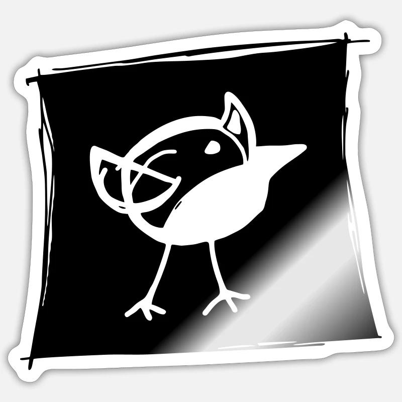 PiepMatz Sticker Sticker Größe S (10 x 10 cm)