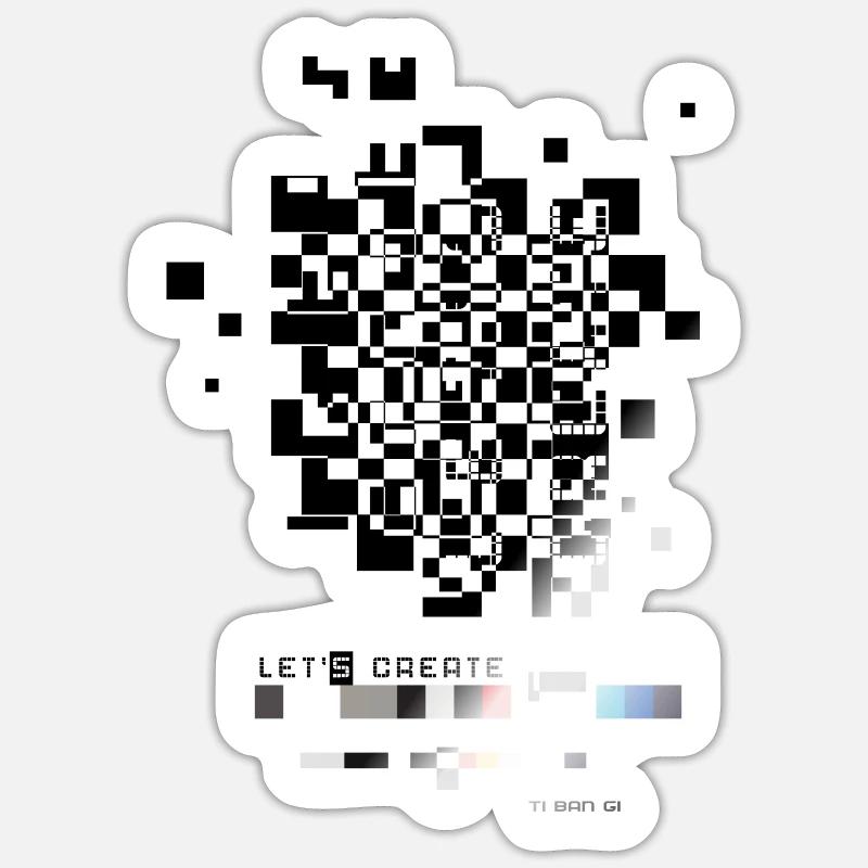 Sticker taille S (10 x 10 cm) - 