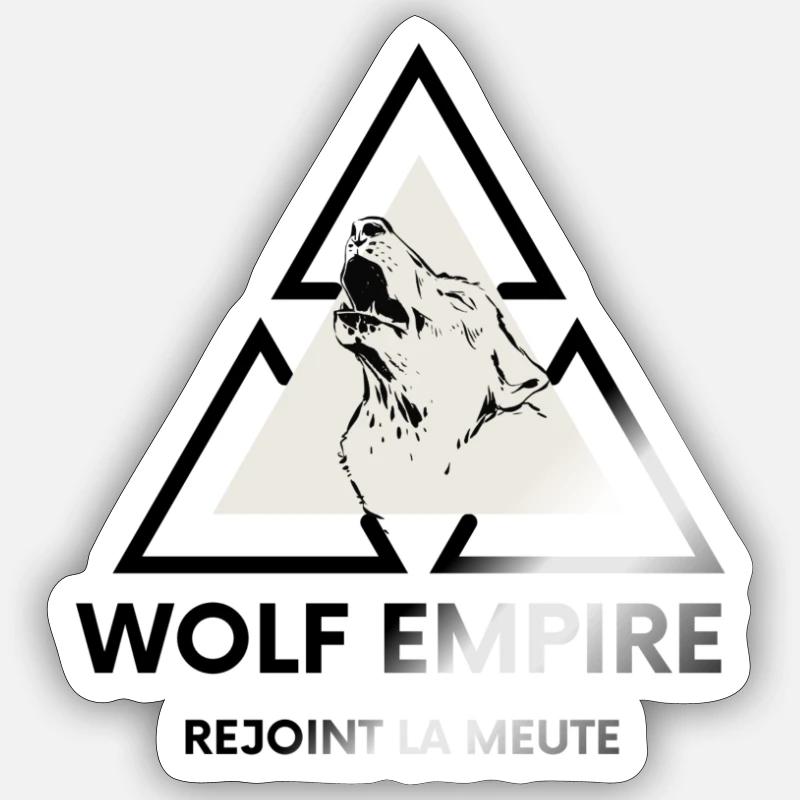 Wolf empire Sticker taille S (10 x 10 cm)