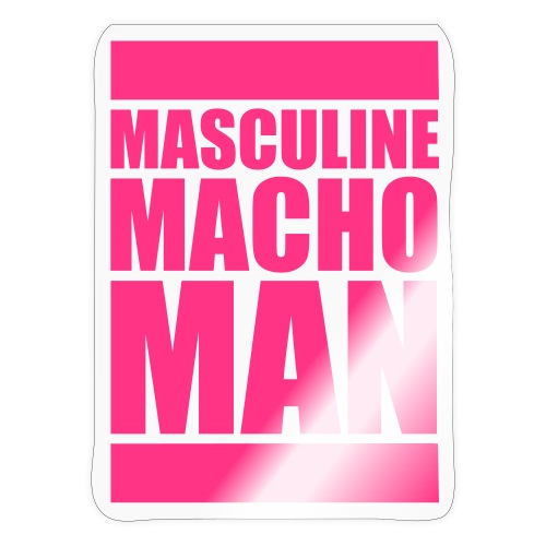 Masculine Macho Man - Klistermärke