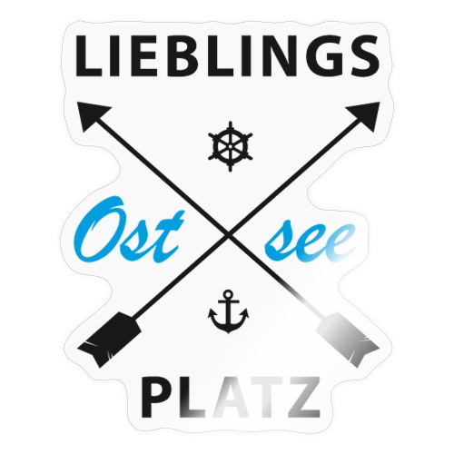 Lieblingsplatz Ostsee - Sticker