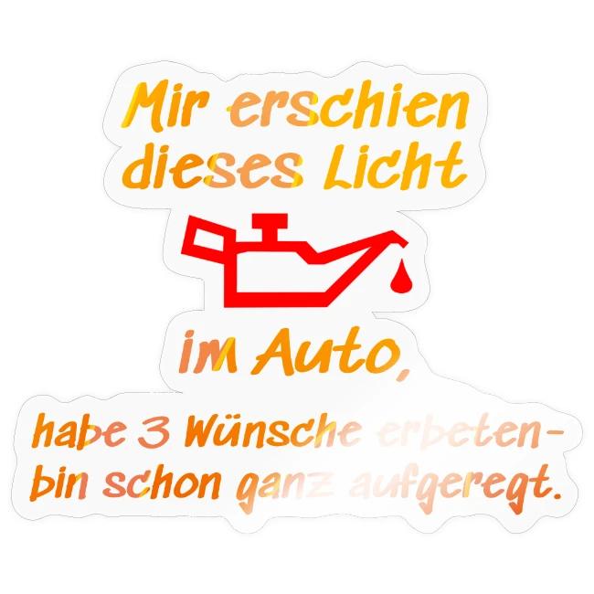 auto olkontrollleuchte olkanne warnleuchte sticker shirtsyouneed
