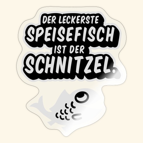 Schnitzelfisch - Sticker