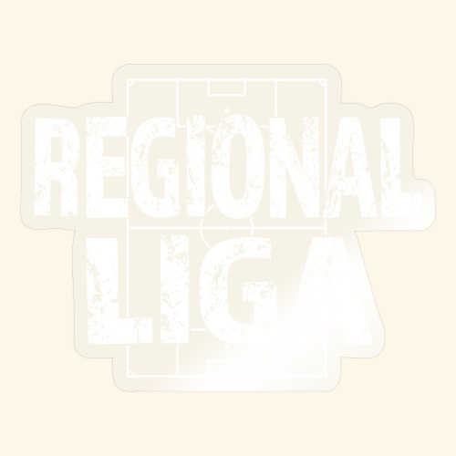 REGIONALLIGA im Fußballfeld - Sticker