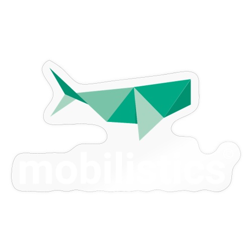 mobilistics logo white - Sticker