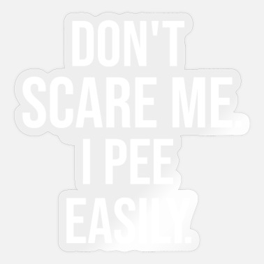 Cool Funny Saying Pee Pee Gift' Sticker | Spreadshirt