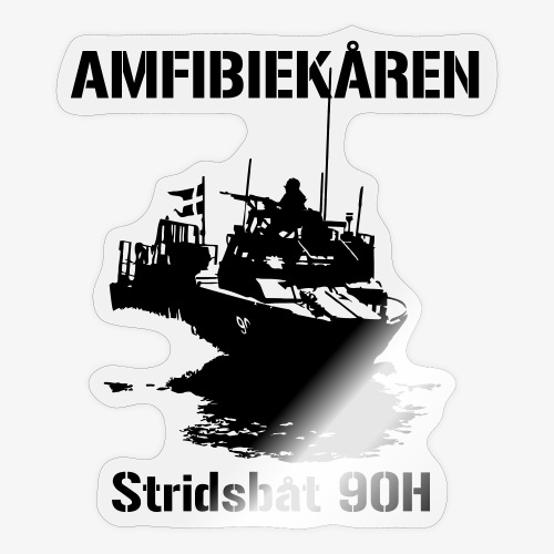 Amfibiekåren - Stridsbåt 90H - Klistermärke