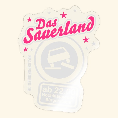 Sprüche T-Shirt Das Sauerland - Sticker